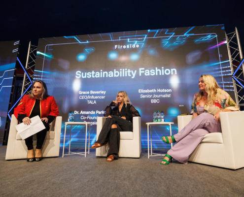 Elizabeth Hotson, Dr. Amanda Parkes, and Grace Beverley talk